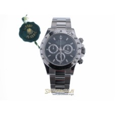 Rolex Daytona nero ref. 116520 full set bracciale nuovo con adesivi